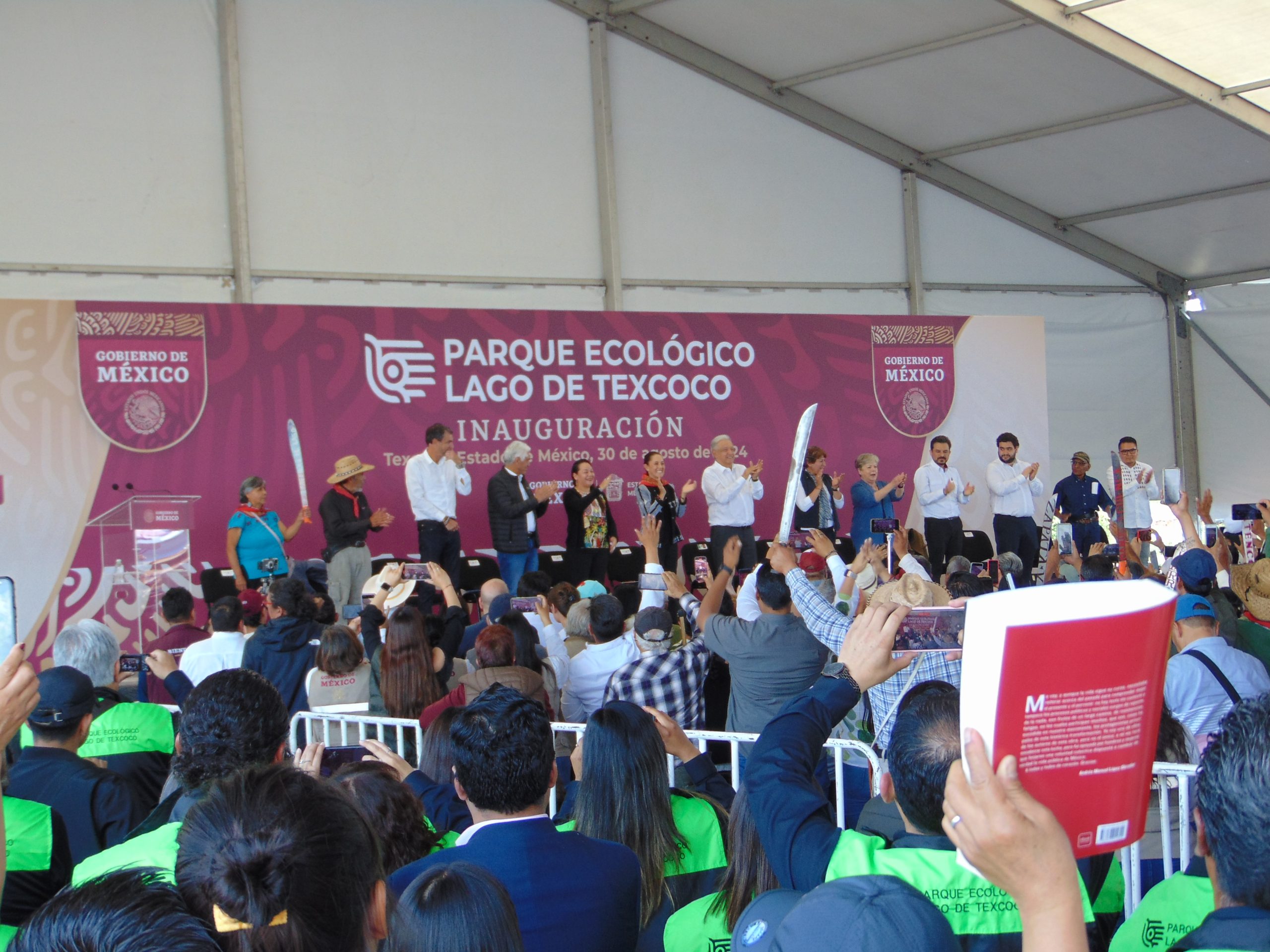 AMLO EN INAUGURACIÓN DEL PARQUE ECOLÓGICO LAGO DE TEXCOCO